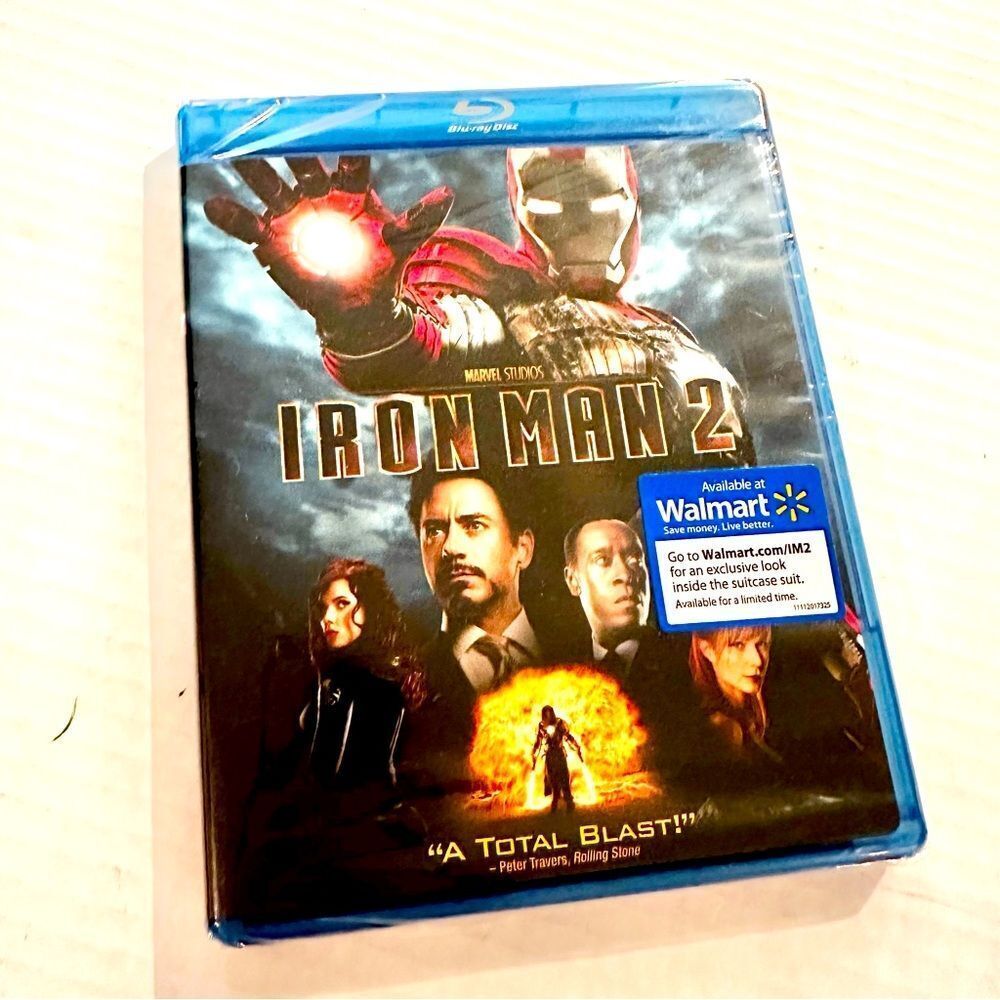 New Sealed Marvel Iron Man 2 Blue Ray DVD Disc